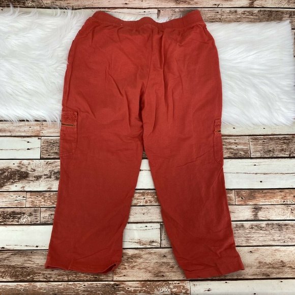 Chico's Zenergy Elastic Waist Sweatpants Sz 1/M/8 - Picture 4 of 4